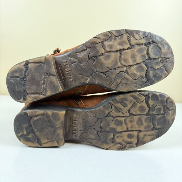 EUC Born Ouvea Castano Distressed Ankle Boots - Picture 11 of 12